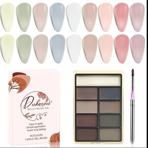 Solid Cream Gel Polish (9 colors included)